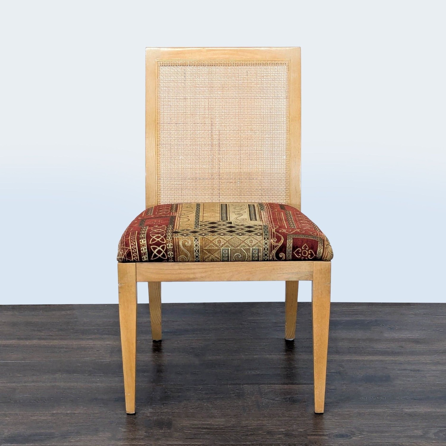 Set of 6 Wood Upholstered Dining Chair  - image-9