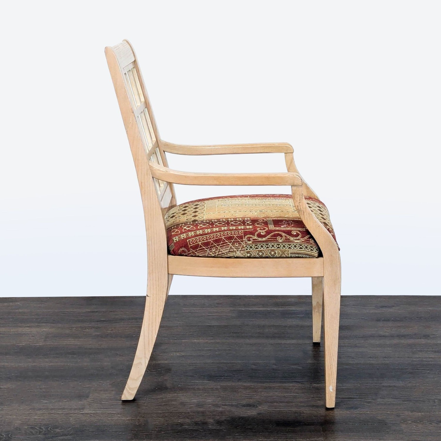 Set of 6 Wood Upholstered Dining Chair  - image-6