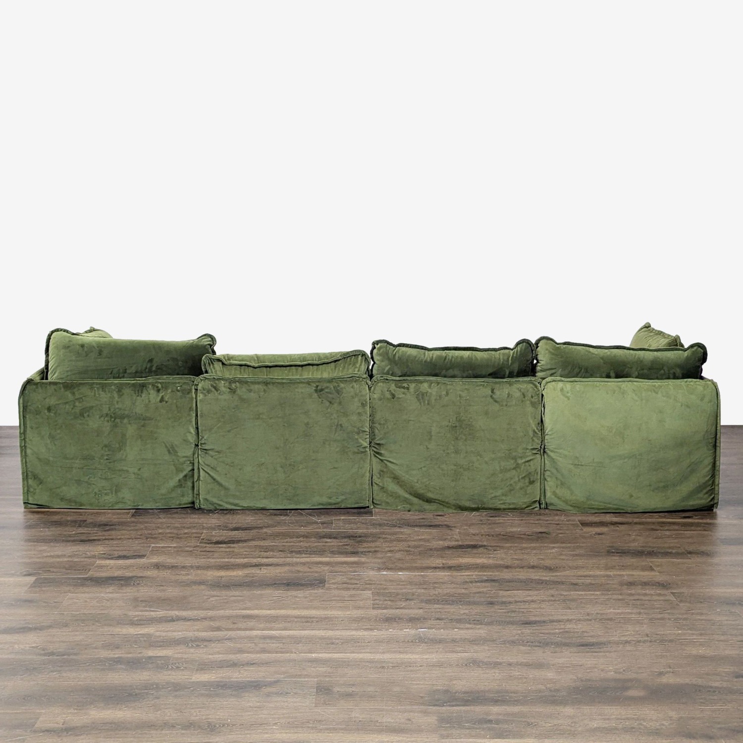 Anabei Modern Modular Washable Sectional in Olivine - image-11