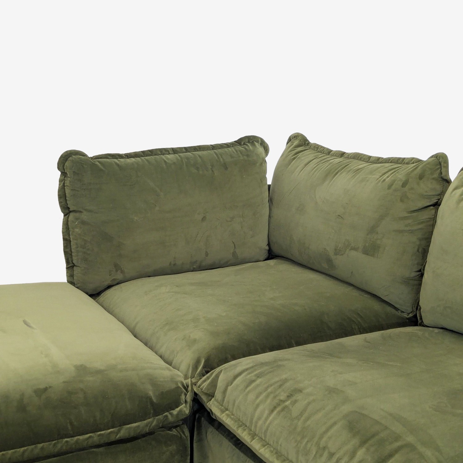 Anabei Modern Modular Washable Sectional in Olivine - image-12