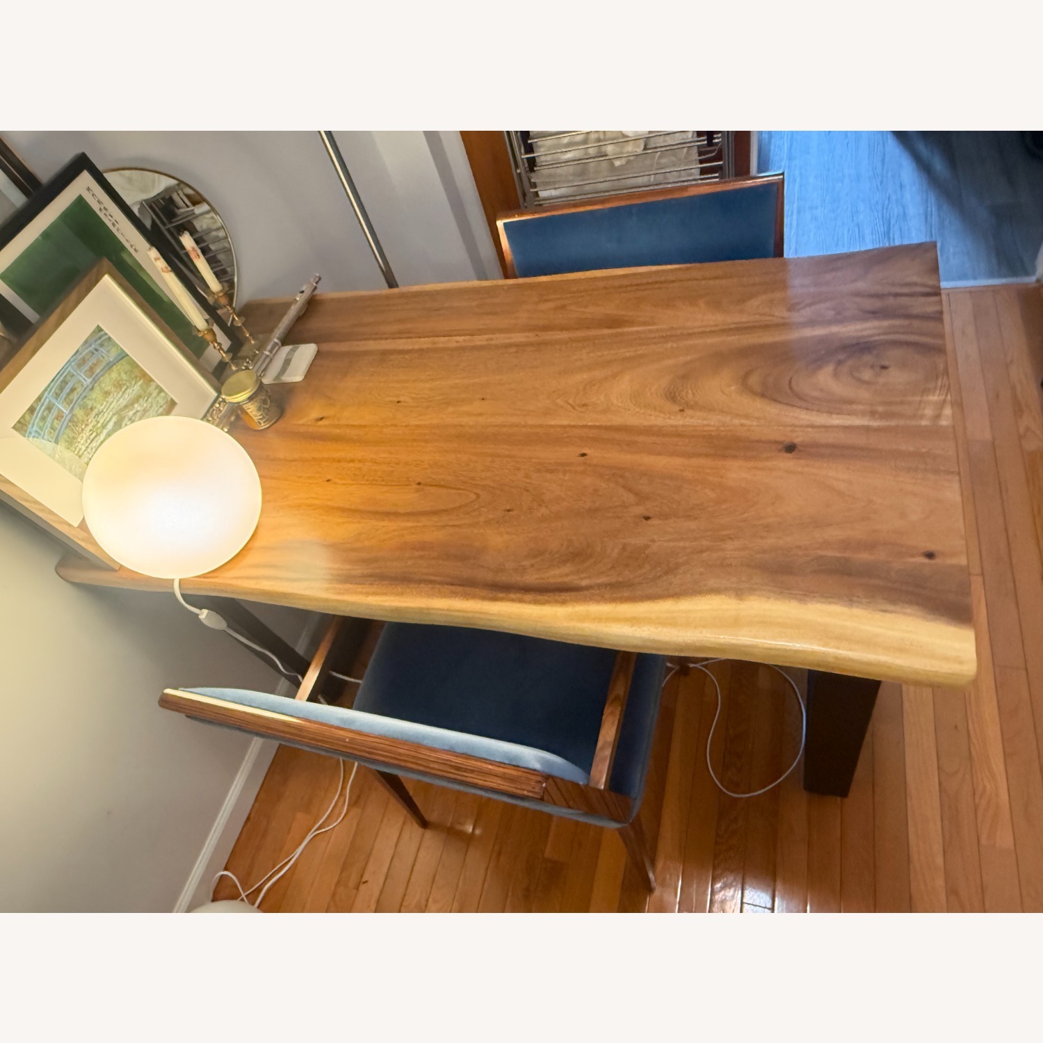 Custom Live Edge Wood Dining Table - image-3