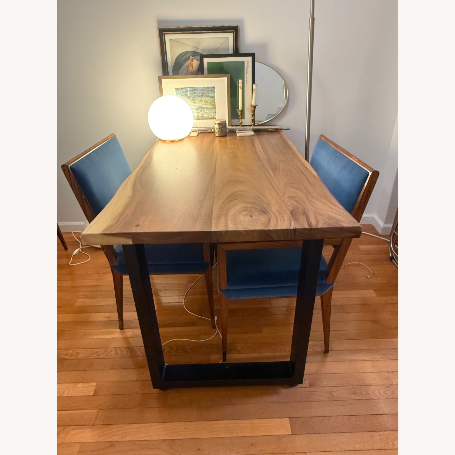 Custom Live Edge Wood Dining Table - image-2