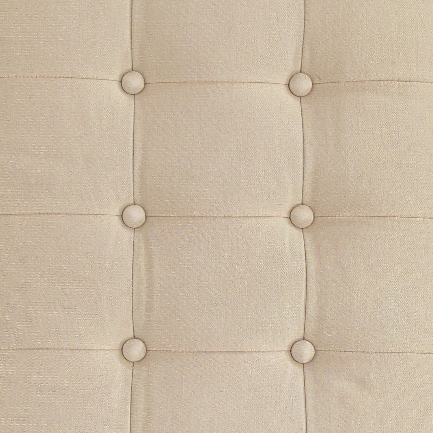 Button Tufted Bench on Wood Base - image-4