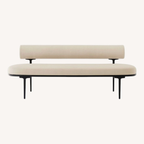 Used CB2 Vita Modern Cream Upholstered Sofa for sale on AptDeco
