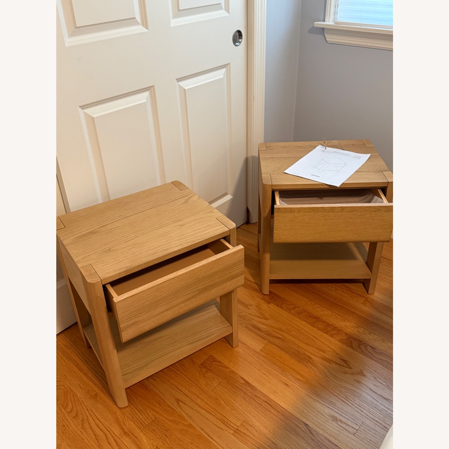 West Elm Linwood Linwood Nightstands (18") - image-3