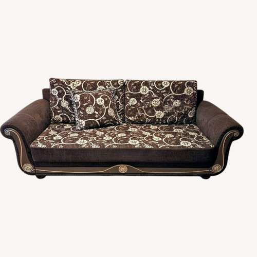 Used Dark Brown Fabric 3+ Seater Sofa for sale on AptDeco