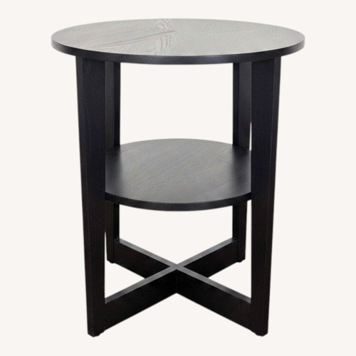 Used Wood End Table with Shelf for sale on AptDeco