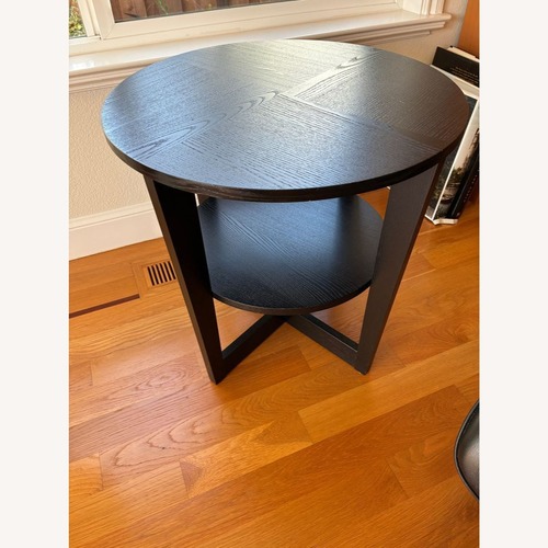Used Wood End Table with Shelf for sale on AptDeco