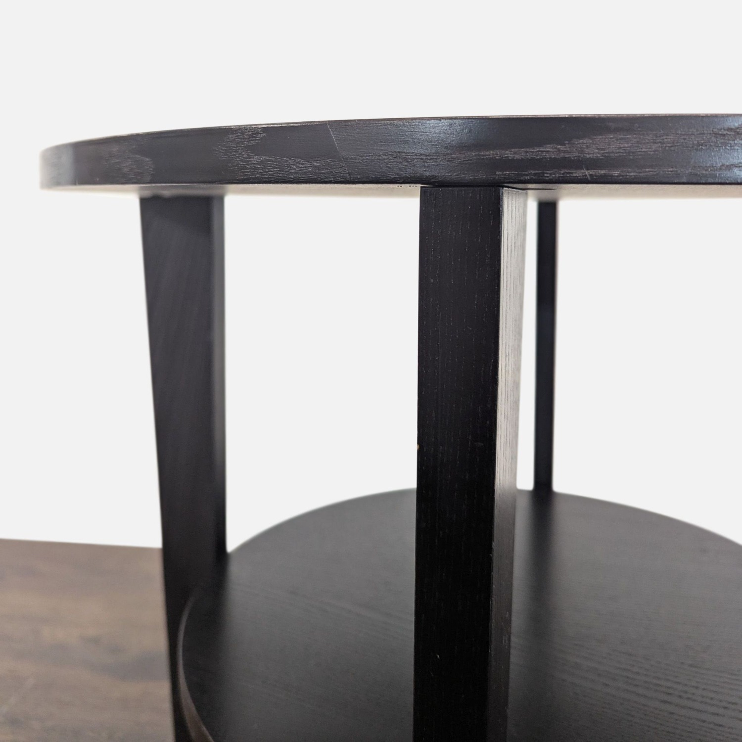 Wood End Table with Shelf - image-4