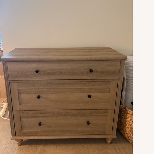 Used Scarlett Nightstand For Bedroom With 3 Drawers for sale on AptDeco