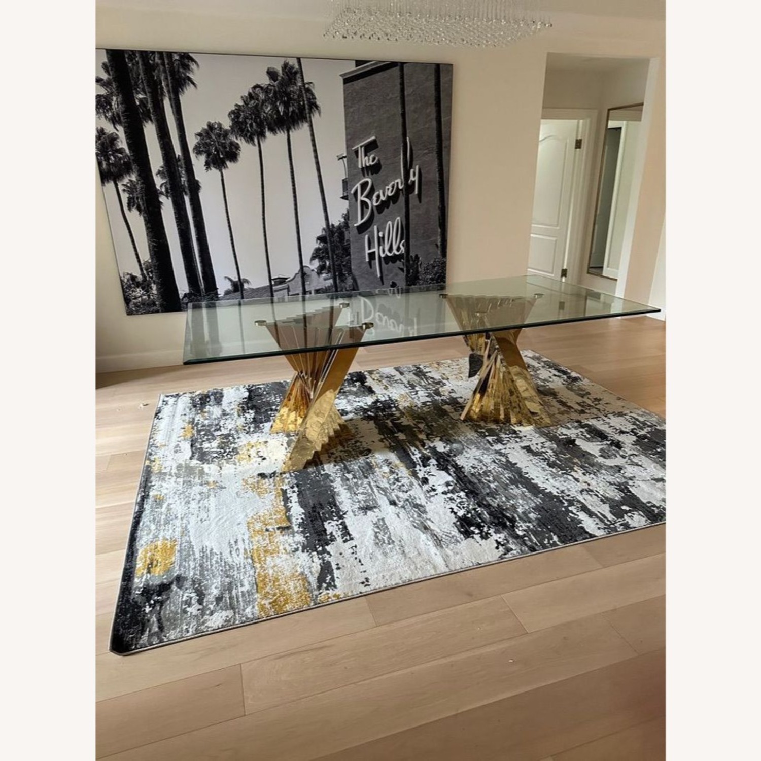 Willa Arlo Interiors Ammerman Glass Top Table - image-1