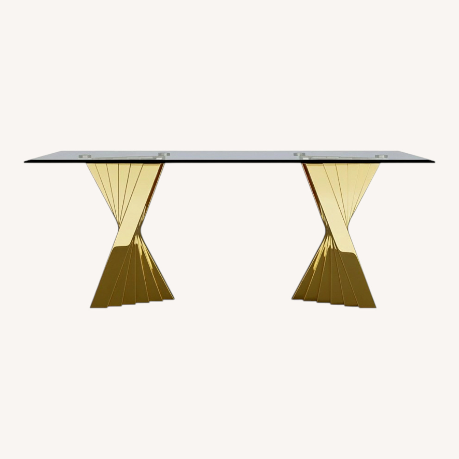 Willa Arlo Interiors Ammerman Glass Top Table - image-0