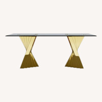 Willa Arlo Interiors Ammerman Glass Top Table