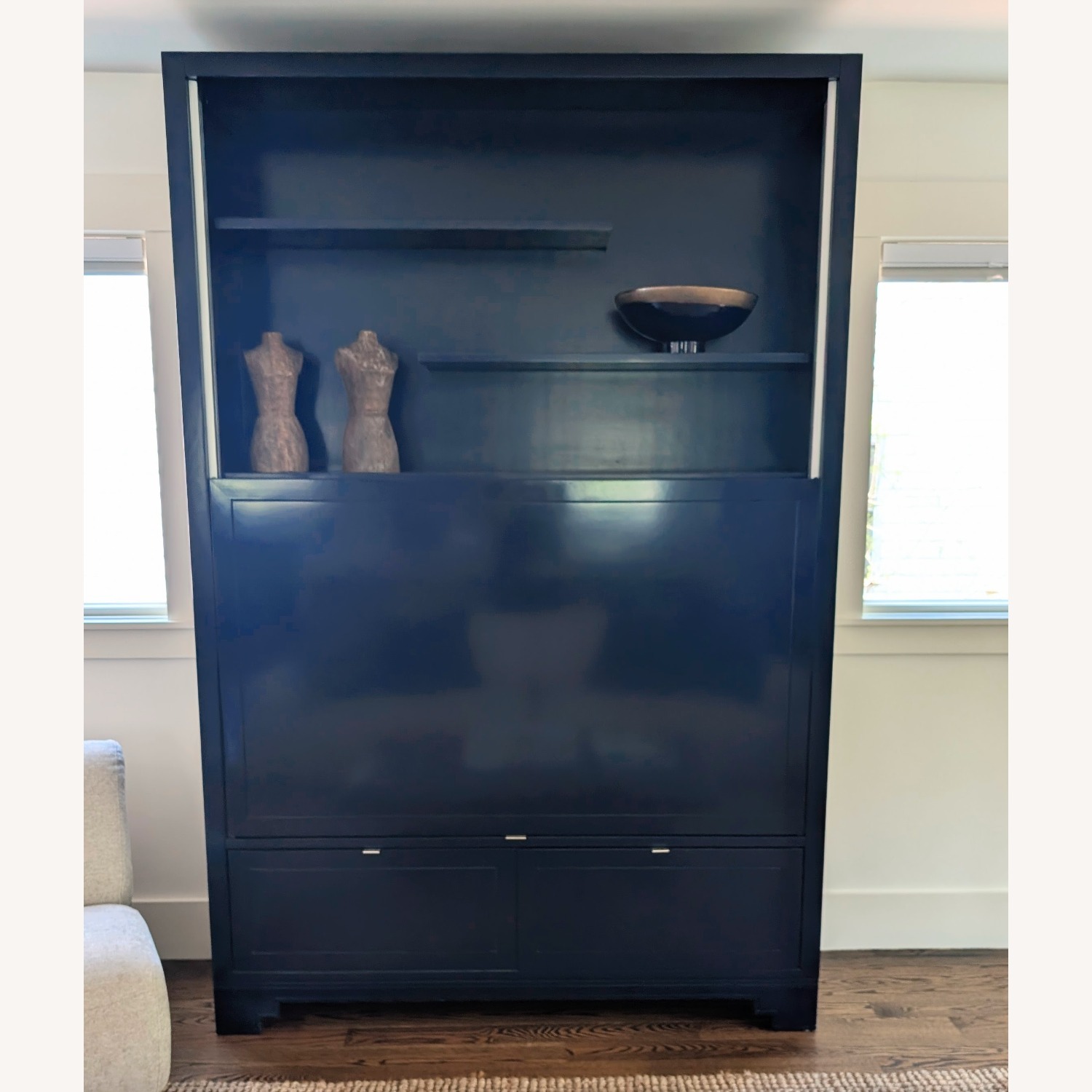 Custom Solid Wood Display Cabinet - image-1
