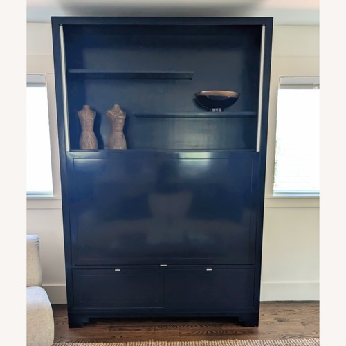 Used Custom Solid Wood Display Cabinet for sale on AptDeco