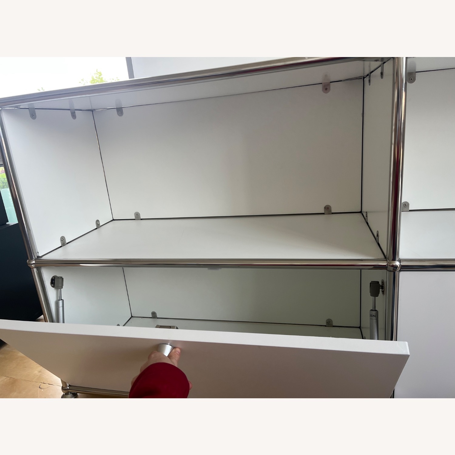 USM Modular Furniture White Console (Dupe) - image-4