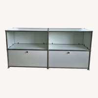 USM Modular Furniture White Console (Dupe)