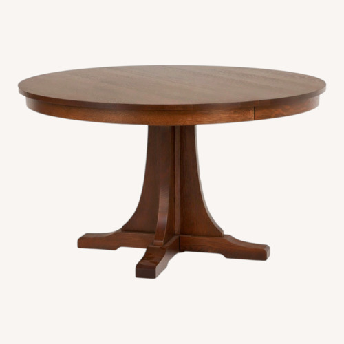 Used Stickler Audi Round Dining Table for sale on AptDeco