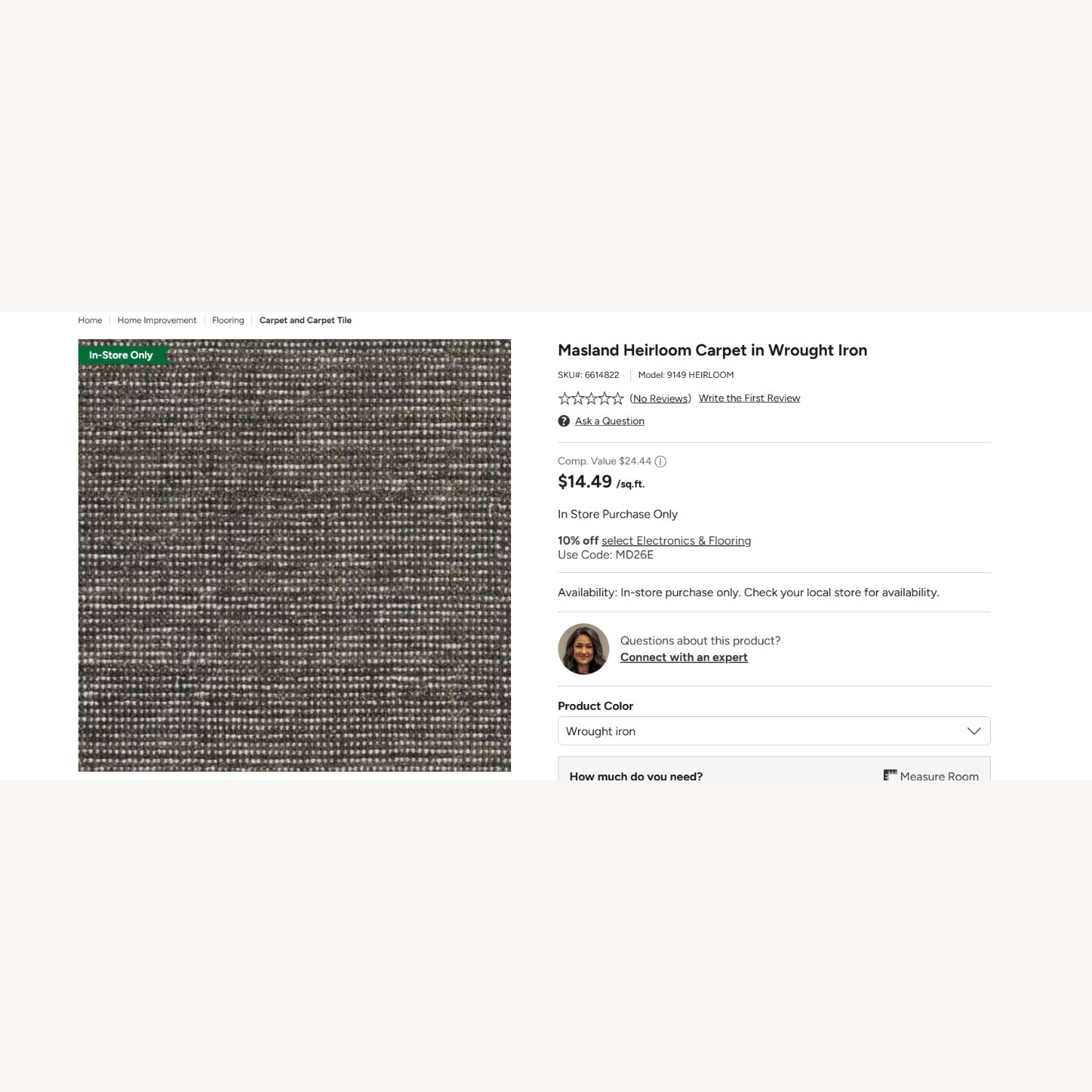Dark Gray Wool Runner Rug 2.8' x 14.7' - image-3