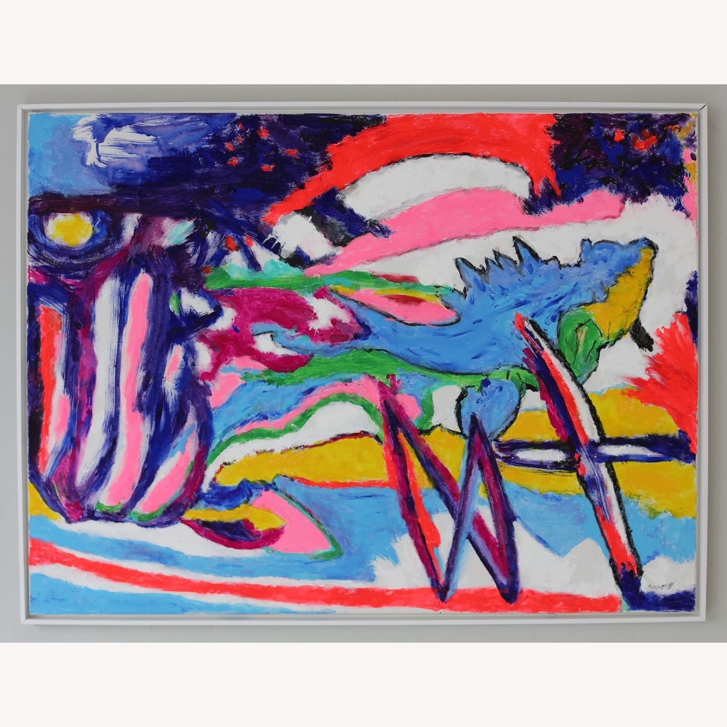 Original Abstract Acrylic Painting - image-1