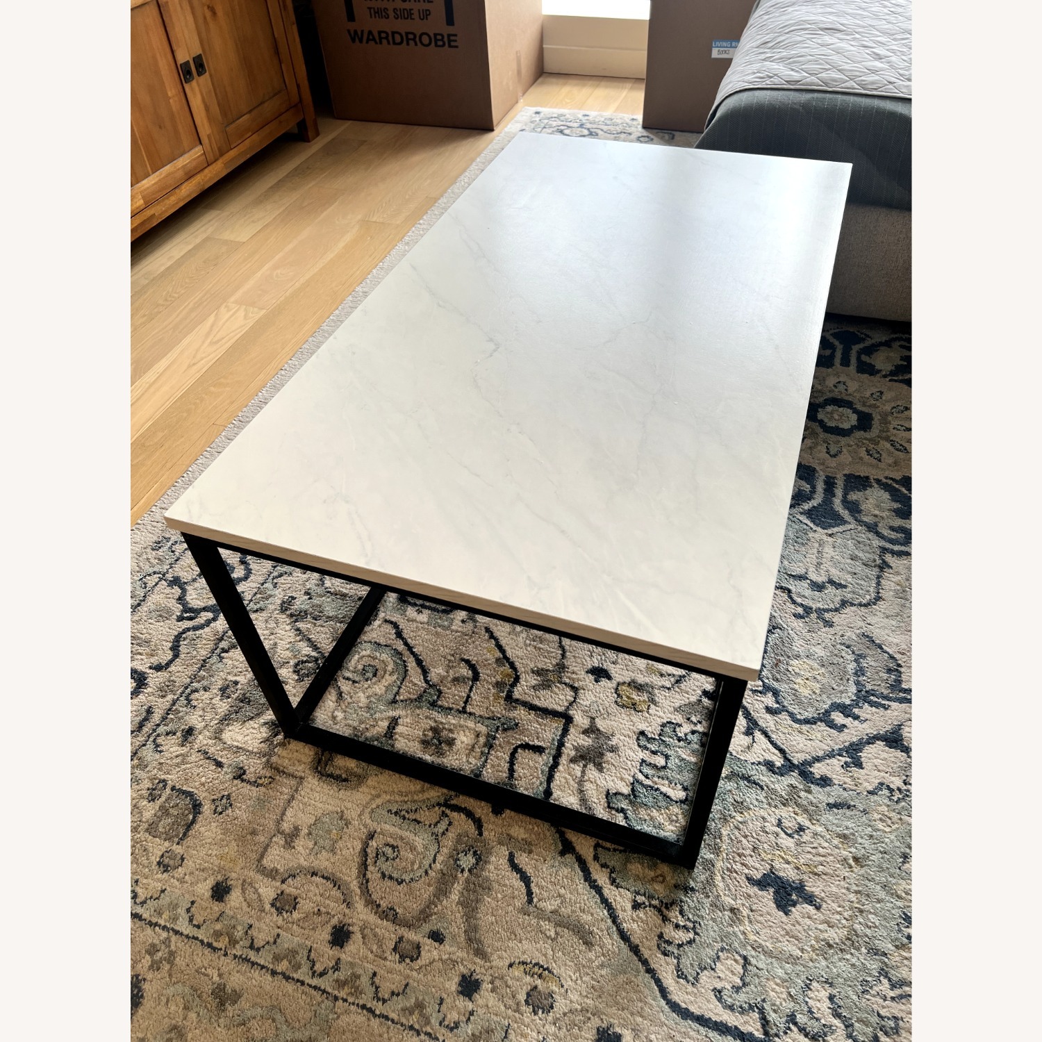 Target Faux Marble Coffee Table - image-3