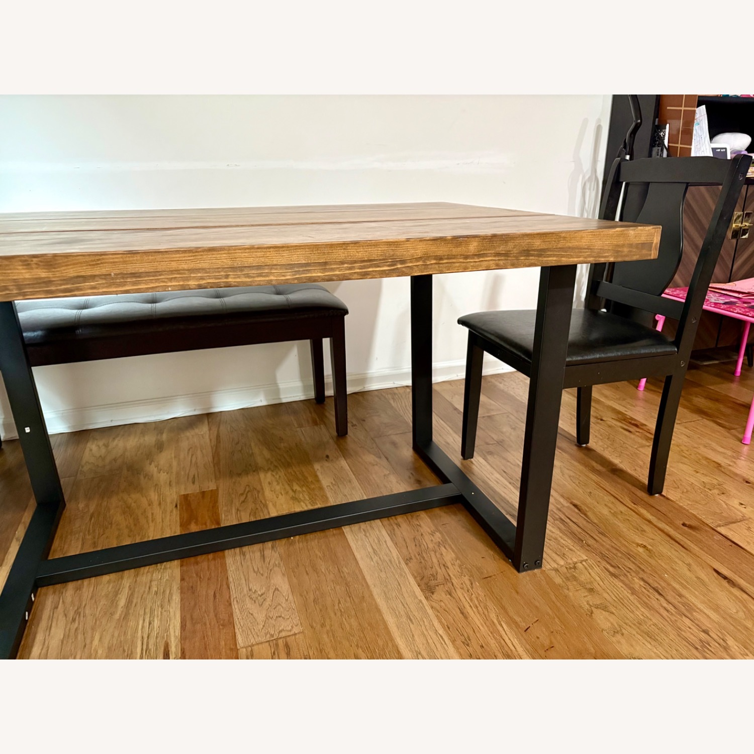 Walker Edison Durango Dark Brown Wood Dining Table - image-3