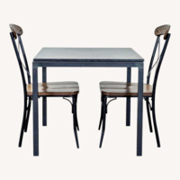 Prime Resource Modern 3-Piece Metal and Wood