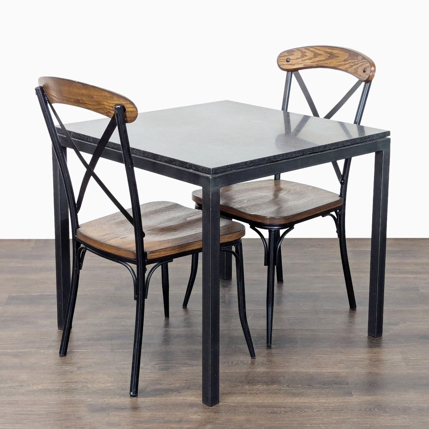 Prime Resource Modern 3-Piece Metal and Wood - image-5