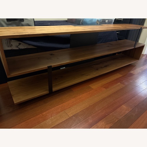 Used Crate & Barrel Austin 78" Storage Media Console for sale on AptDeco