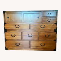 9-drawer Japanese Ko Tansu Dresser