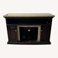 Black Wood Media Storage