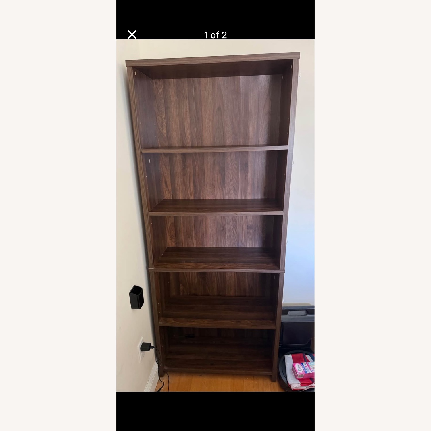 Dark Brown Bookcase - image-1