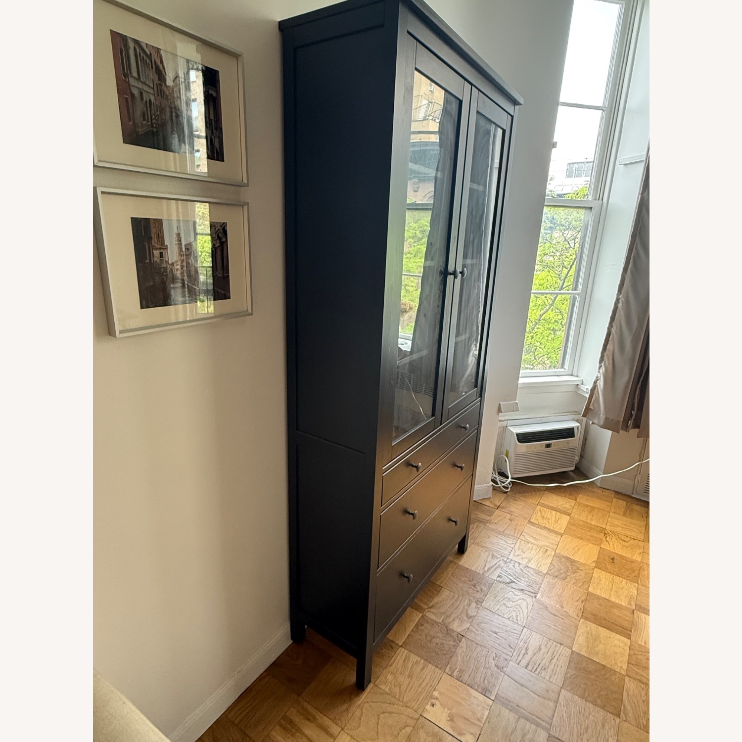 IKEA Hemnes Black Wood Sideboard - image-3