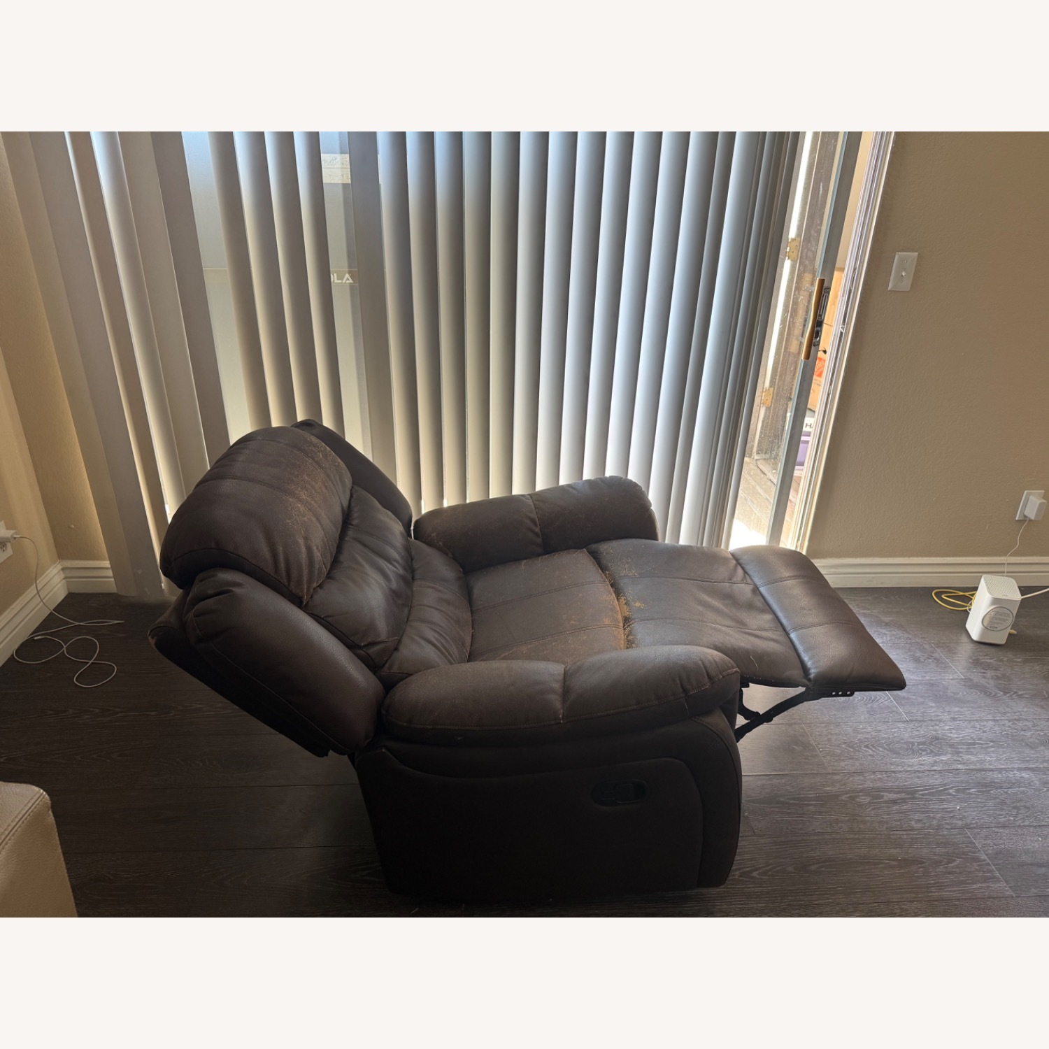 Dark Brown Recliner - image-1