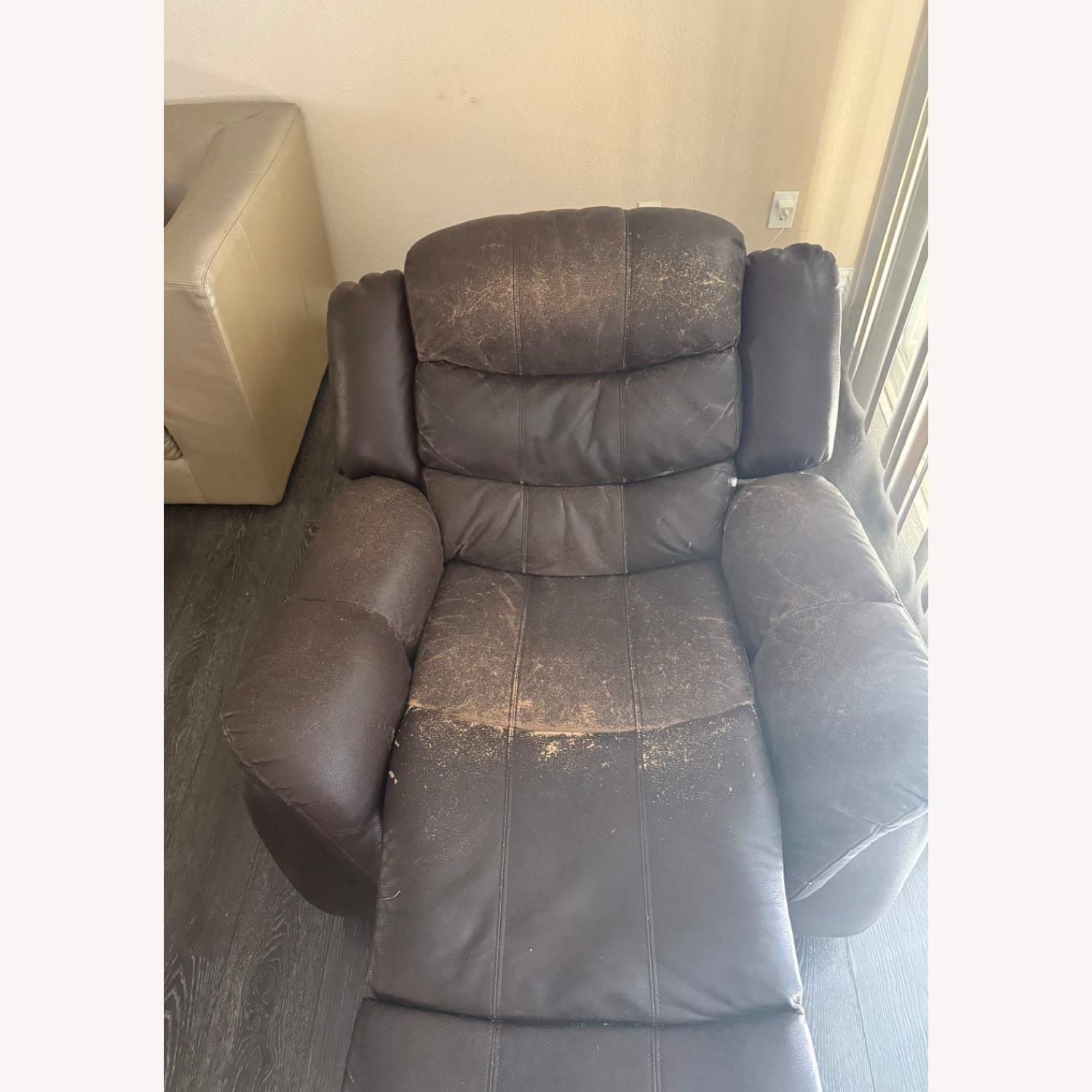 Dark Brown Recliner - image-3