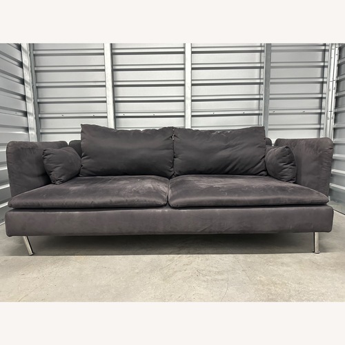 Used IKEA SÖDERHAMN Dark Gray Fabric 2 Seater Sofa for sale on AptDeco