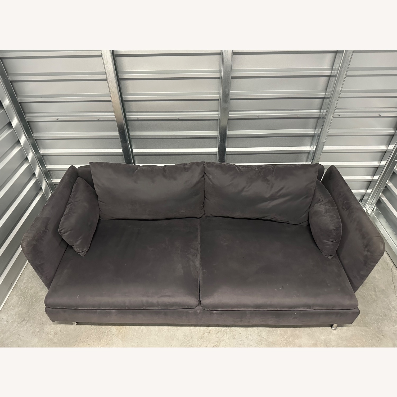 IKEA SÖDERHAMN Dark Gray Fabric 2 Seater Sofa - image-6
