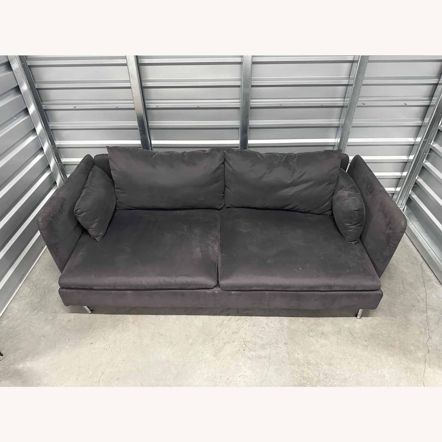 IKEA SÖDERHAMN Dark Gray Fabric 2 Seater Sofa - image-3