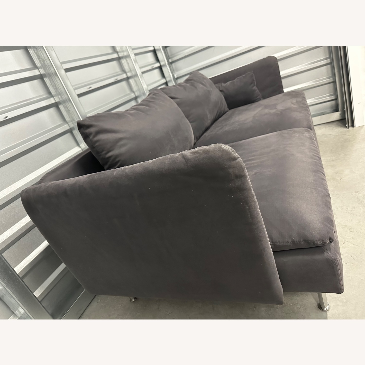 IKEA SÖDERHAMN Dark Gray Fabric 2 Seater Sofa - image-2
