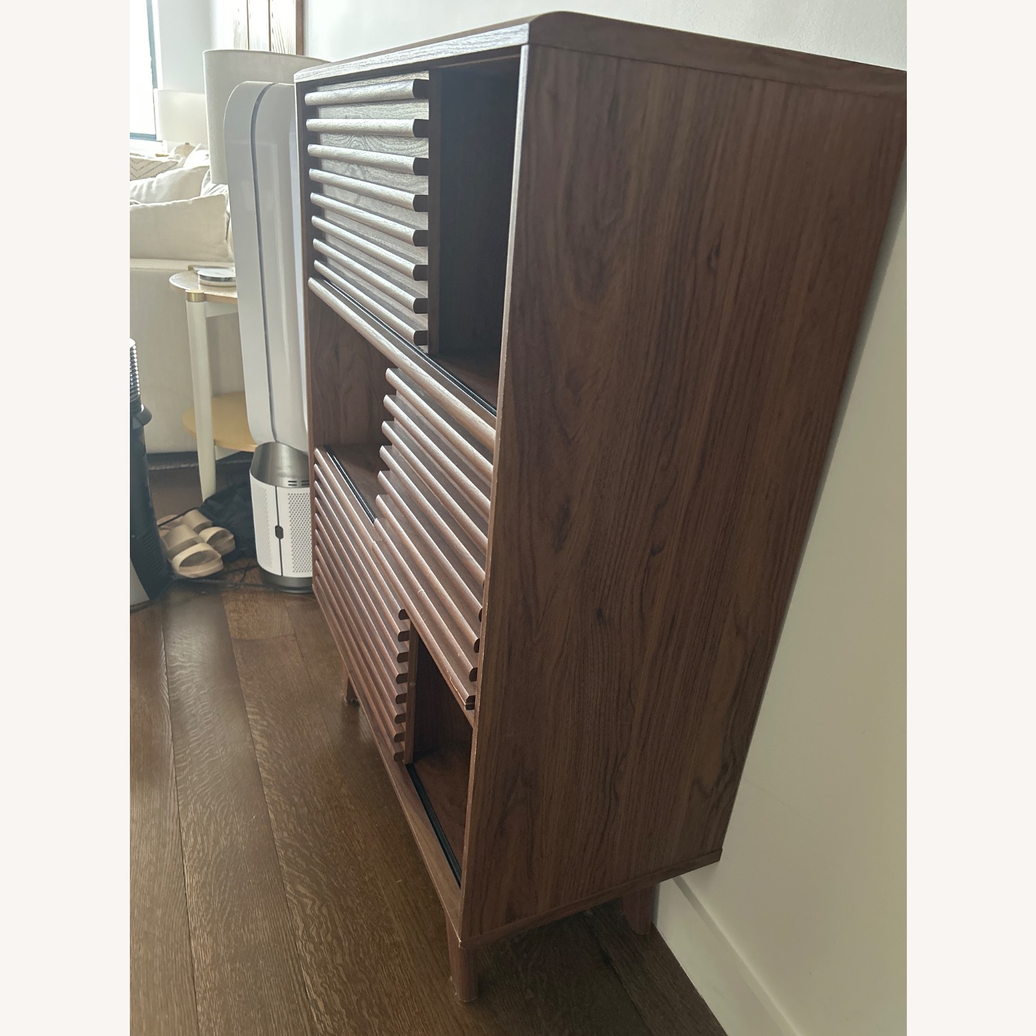 Dark Brown Wood Dresser - image-3