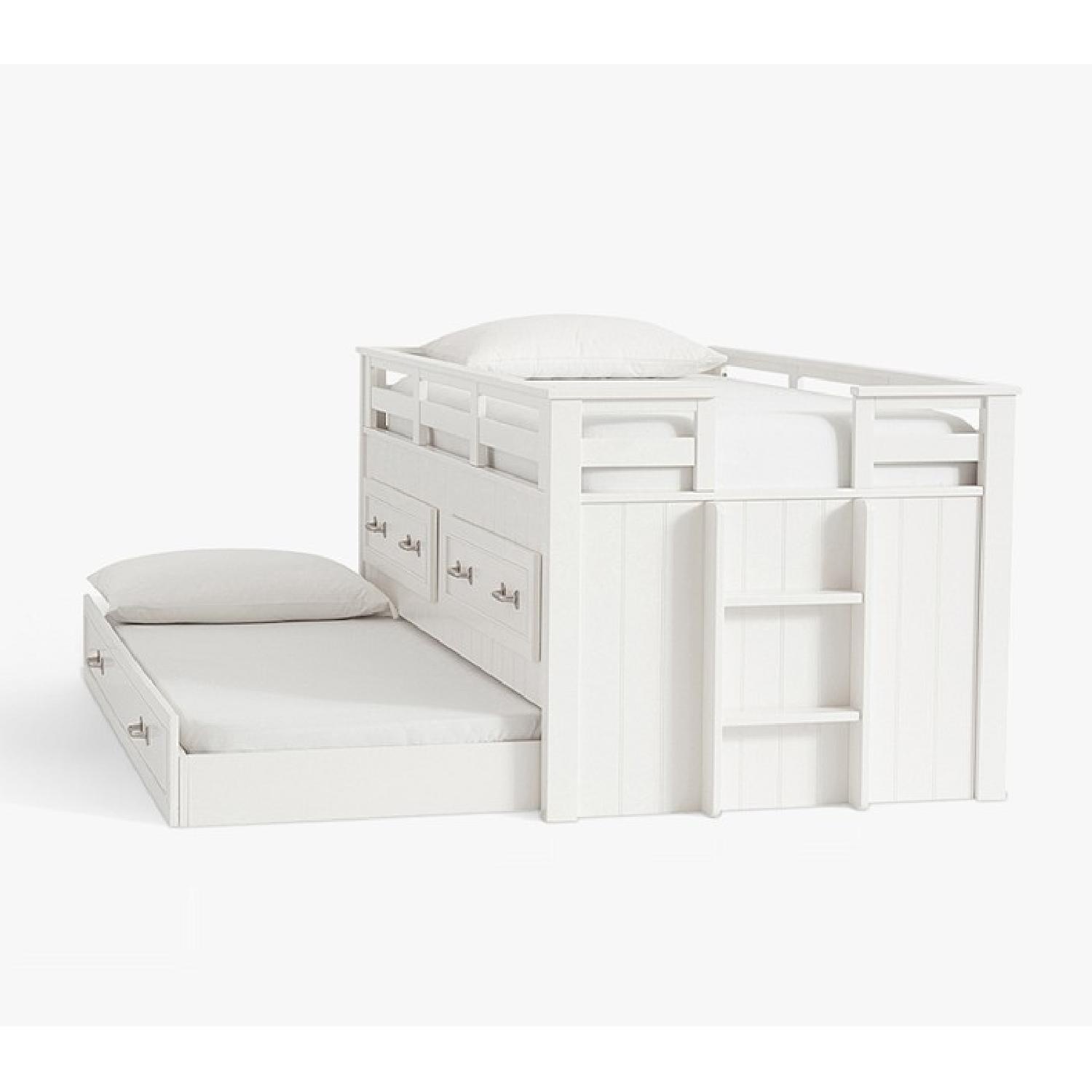 Pottery Barn Teen Natural Wood Twin Bed - image-4