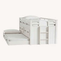 Pottery Barn Teen Natural Wood Twin Bed