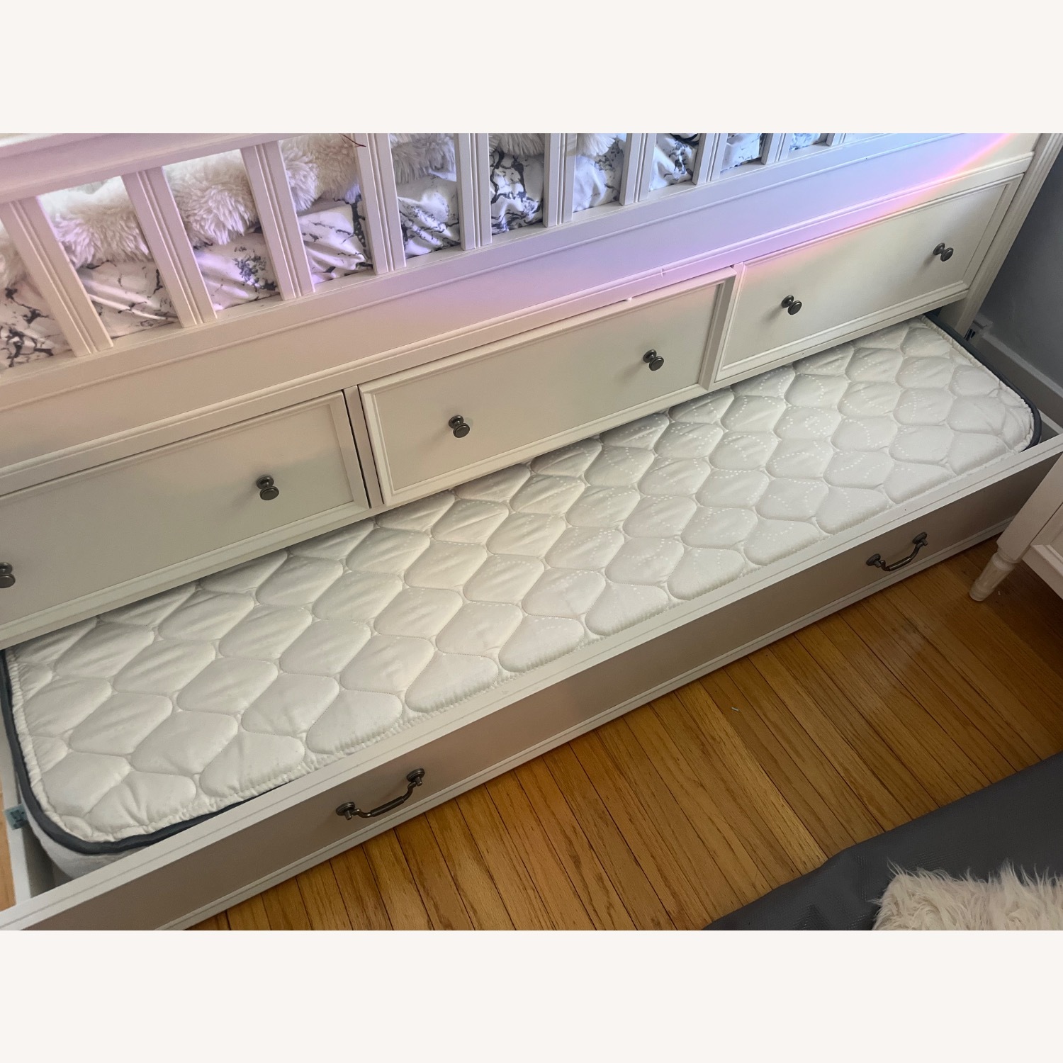 Pottery Barn Teen Natural Wood Twin Bed - image-2