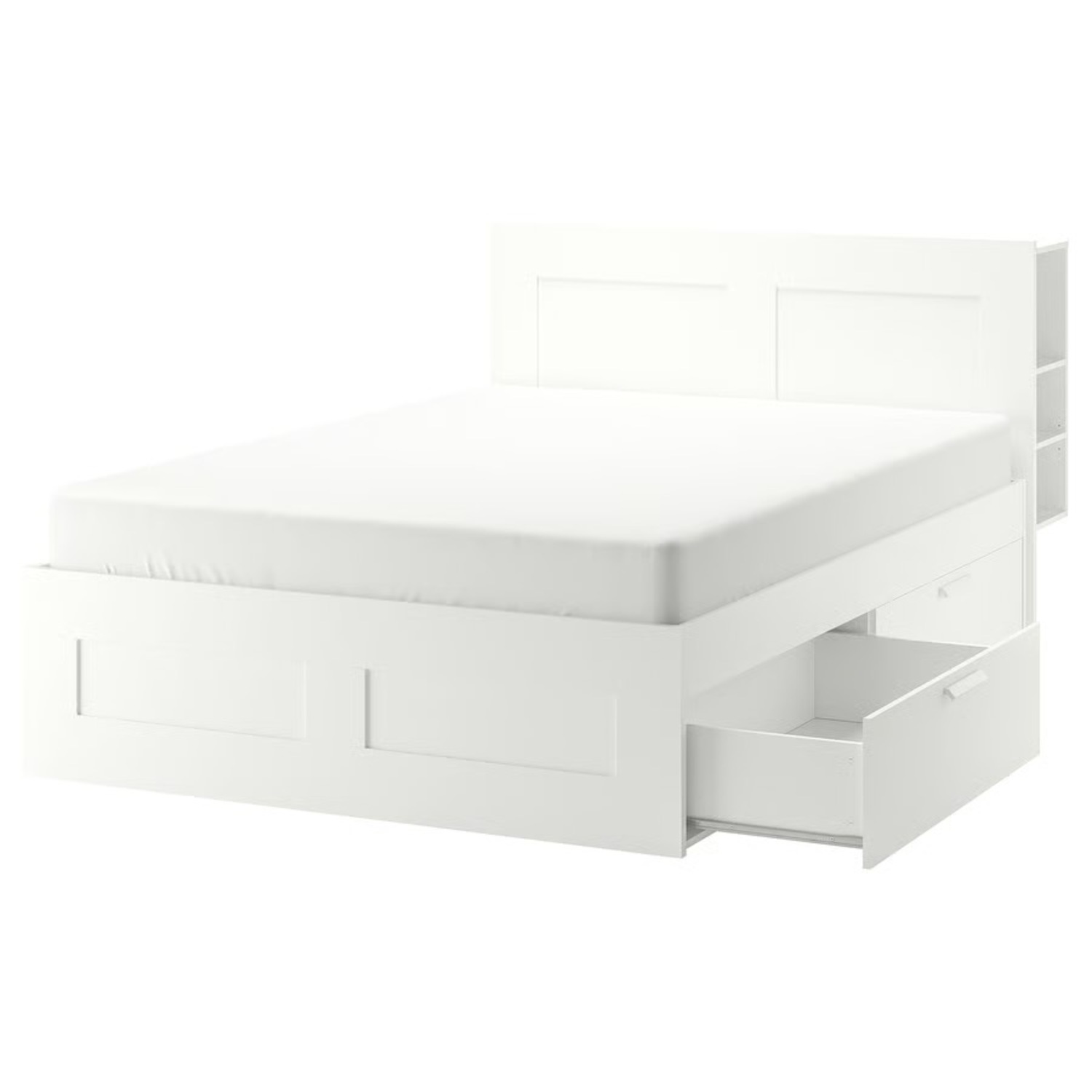 IKEA BRIMNES White Full Bed - image-3