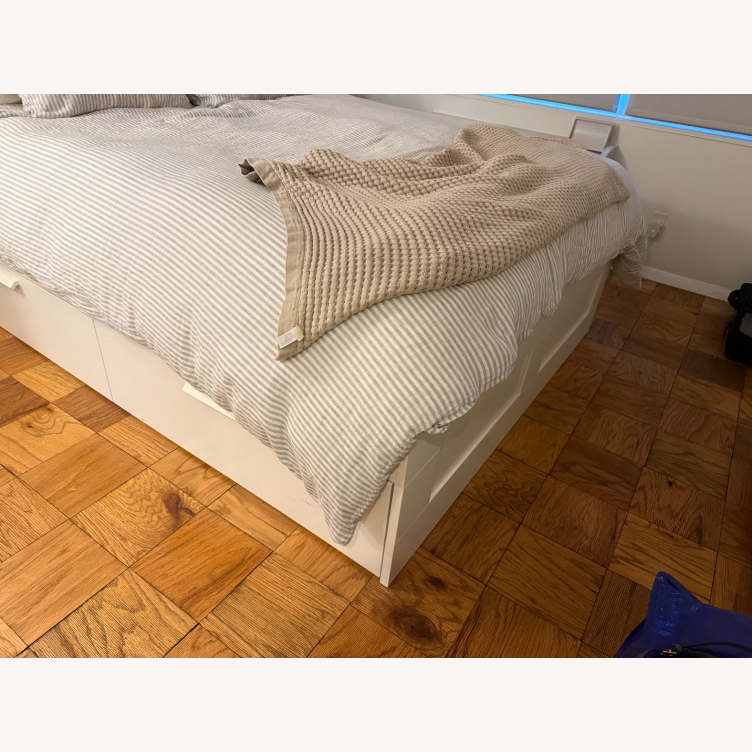 IKEA BRIMNES White Full Bed - image-8