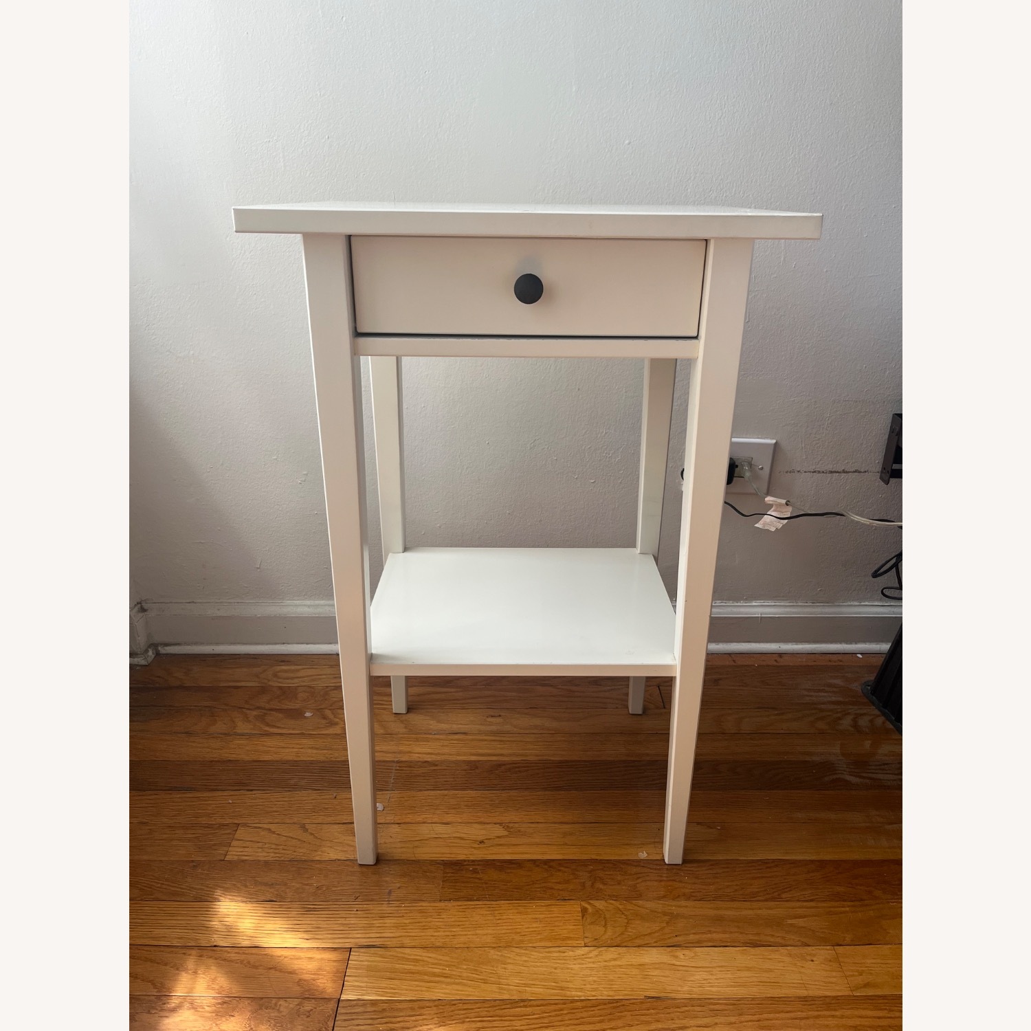 IKEA Hemnes White Wood Side Table - image-1