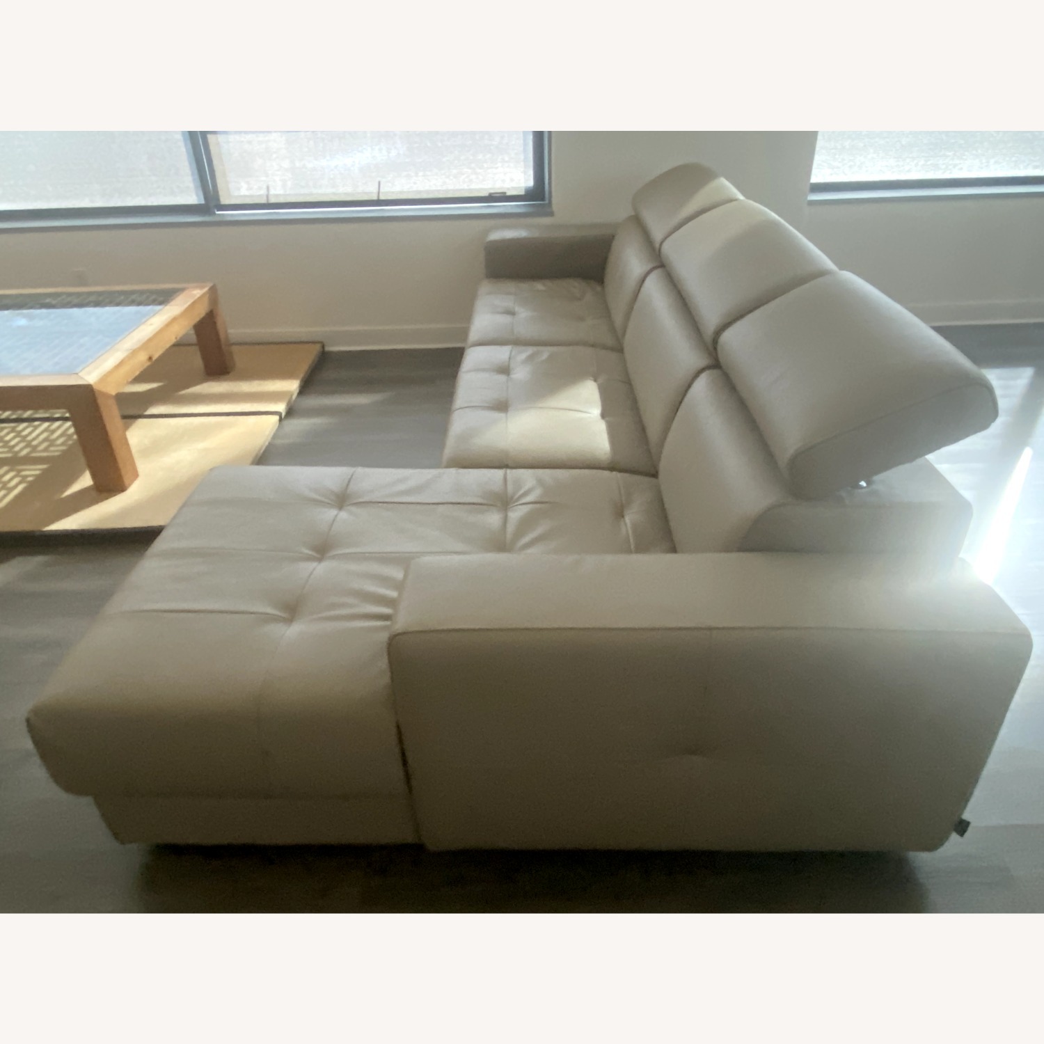 Estro Italian Leather 3+ Piece Sectional Sofa - image-2