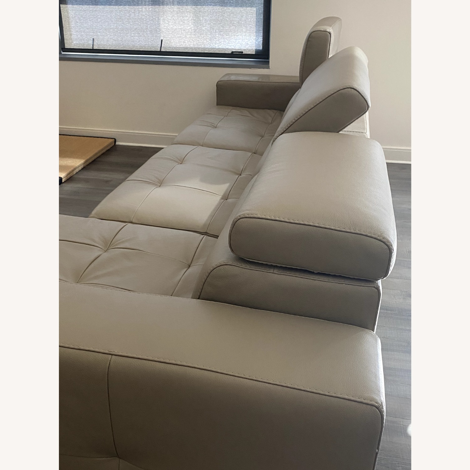 Estro Italian Leather 3+ Piece Sectional Sofa - image-3