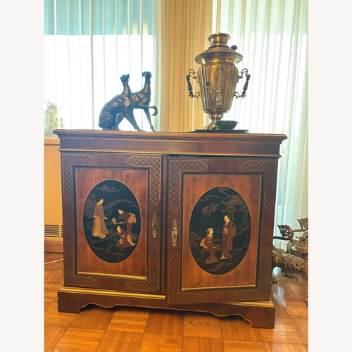 Used Drexel Dark Brown Wood Media Storage for sale on AptDeco