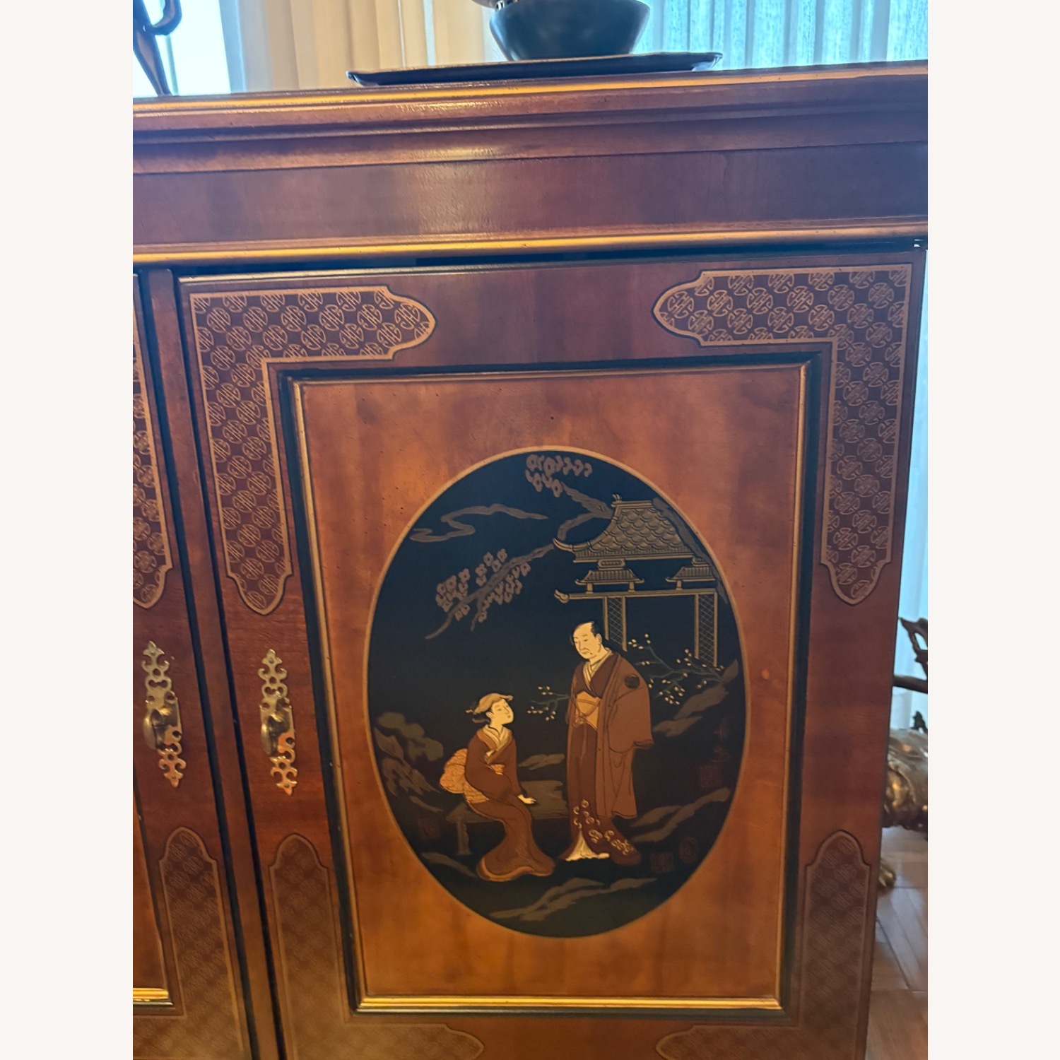 Drexel Dark Brown Wood Media Storage - image-3
